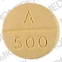 Salsalate (Salsalate [ sal-sa-late ])-Logo 500-500 mg-Yellow-Round