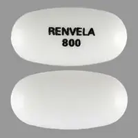 Sevelamer (Sevelamer [ se-vel-a-mer ])-RENVELA 800-800 mg-White-Oval