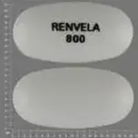 Sevelamer (Sevelamer [ se-vel-a-mer ])-RENVELA 800-800 mg-White-Oval