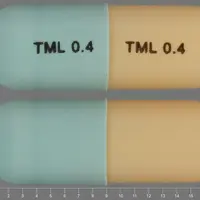 Tamsulosin (Tamsulosin [ tam-soo-loe-sin ])-TML 0.4 TML 0.4-0.4 mg-Green & Yellow-Capsule-shape