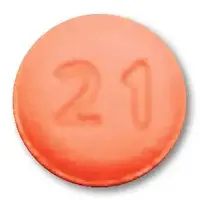 Tiagabine (Tiagabine [ tye-ag-a-been ])-AA 21-2 mg-Peach-Round