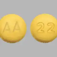 Tiagabine (Tiagabine [ tye-ag-a-been ])-AA 22-4 mg-Yellow-Round