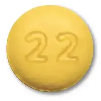 Tiagabine (Tiagabine [ tye-ag-a-been ])-AA 22-4 mg-Yellow-Round