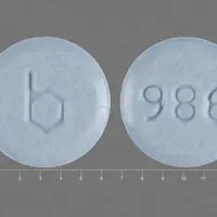 Tri-sprintec (Ethinyl estradiol and norgestimate [ eth-i-nil-es-tra-dye-ol-and-nor-jes-ti-mate ])-b 986-ethinyl estradiol 0.035 mg / norgestimate 0.215 mg-Blue-Round