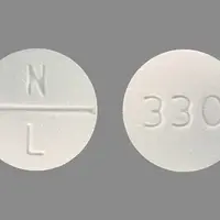 Trimethoprim (Trimethoprim [ trye-meth-oh-prim ])-N L 330-100 mg-White-Round