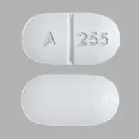 Acetaminophen and butalbital (Acetaminophen and butalbital [ a-seet-a-min-oh-fen-and-bue-tal-bi-tal ])-A 255-325 mg / 50 mg-White-Capsule-shape