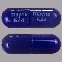 Acetaminophen and butalbital (Acetaminophen and butalbital [ a-seet-a-min-oh-fen-and-bue-tal-bi-tal ])-mayne 544 mayne 544-300 mg / 50 mg-Purple-Capsule-shape