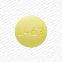 Chlorpheniramine (Chlorpheniramine [ klor-fen-ir-a-meen ])-L463-4 mg-Yellow-Round