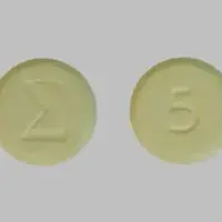 Amiloride (Amiloride [ a-mil-o-ride ])-E 5-5 mg-Yellow-Round