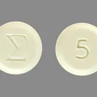 Amiloride (Amiloride [ a-mil-o-ride ])-E 5-5 mg-Yellow-Round