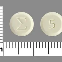 Amiloride (Amiloride [ a-mil-o-ride ])-E 5-5 mg-Yellow-Round