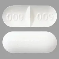 Aminocaproic acid (Aminocaproic acid [ a-mee-noe-ka-proe-ik-as-id ])-009 009-1000 mg-White-Rectangle