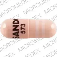 Amlodipine and benazepril (Amlodipine and benazepril [ am-loe-di-peen-and-ben-ay-ze-pril ])-S SANDOZ 573-5 mg / 20 mg-Pink-Capsule-shape