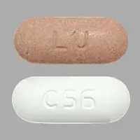 Amlodipine and telmisartan (Amlodipine and telmisartan [ am-loe-de-peen-and-tel-me-sar-tan ])-LU C56-5 mg / 80 mg-Red & White-Capsule-shape