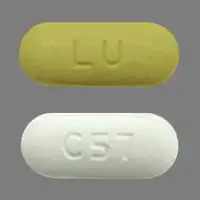 Amlodipine and telmisartan (Amlodipine and telmisartan [ am-loe-de-peen-and-tel-me-sar-tan ])-LU C57-10 mg / 80 mg-Yellow & White-Capsule-shape