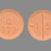 Amphetamine and dextroamphetamine (Amphetamine and dextroamphetamine [ am-fet-a-meen-and-dex-troe-am-fet-a-meen ])-b 777 1 5-15 mg-Orange-Round