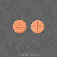 Amphetamine (Amphetamine [ am-fet-a-meen ])-b 777 1 5-15 mg-Orange-Round