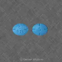 Amphetamine and dextroamphetamine (Amphetamine and dextroamphetamine [ am-fet-a-meen-and-dex-troe-am-fet-a-meen ])-b 971 5-5 mg-Blue-Oval