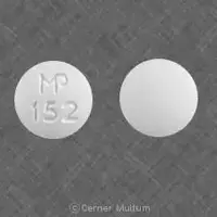 Atenolol and chlorthalidone (Atenolol and chlorthalidone [ a-ten-oh-lole-and-klor-thal-i-done ])-MP 152-100 mg / 25 mg-White-Round