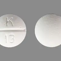 Betaxolol (systemic) (monograph) (Medically reviewed)-K 13-10 mg-White-Round