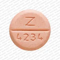 Bumetanide (oral/injection) (Bumetanide (oral/injection) [ byoo-met-a-nide ])-Z 4234 2-2 mg-Orange-Round