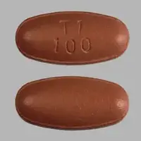 Carbidopa, entacapone, and levodopa (Carbidopa, entacapone, and levodopa [ kar-bi-doe-pa, en-tak-a-pone, lee-voe-doe-pa ])-T1 100-25 mg / 200 mg / 100 mg-Red-Oval