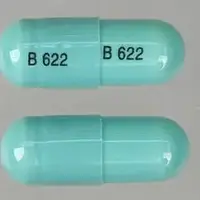 Chlordiazepoxide and clidinium (Chlordiazepoxide and clidinium [ klor-dye-az-e-pox-ide-and-kli-di-nee-um ])-B 622 B 622-5 mg / 2. 5 mg-Green-Capsule-shape