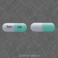 Chlordiazepoxide (Chlordiazepoxide [ klor-dye-az-e-pox-ide ])-barr 159-25 mg-Green / White-Capsule-shape