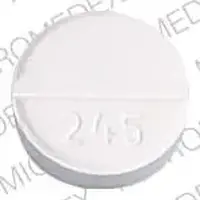 Chlorothiazide (oral/injection) (Chlorothiazide (oral/injection) [ klor-oh-thye-a-zide ])-245 WPPh-500 mg-White-Round