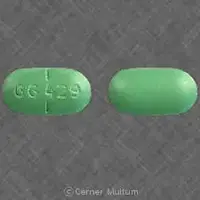 Cimetidine (Cimetidine [ sye-me-ti-deen ])-GG 429-400 mg-Green-Oval