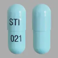 Cyclophosphamide (oral and injection) (Cyclophosphamide (oral/injection) [ sye-kloe-foss-fa-mide ])-STI 021-25 mg-Blue-Capsule-shape