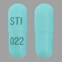 Cyclophosphamide (oral and injection) (Cyclophosphamide (oral/injection) [ sye-kloe-foss-fa-mide ])-STI 022-50 mg-Blue-Capsule-shape