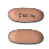 Cyclosporine (systemic) (monograph) (Gengraf)-Logo 100 mg-100 mg-Brown-Capsule-shape