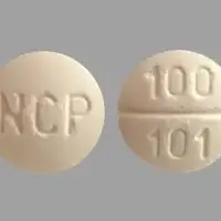 Dapsone (Dapsone [ dap-sone ])-NCP 100 101-100 mg-White-Round