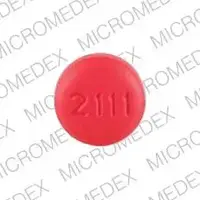 Demeclocycline (Demeclocycline [ dem-e-kloe-sye-kleen ])-G 2111-150 mg-Red-Round