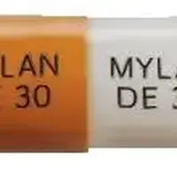 Dexmethylphenidate (Dexmethylphenidate [ dex-meth-il-fen-i-date ])-MYLAN DE 30 MYLAN DE 30-30 mg-Brown & White-Capsule-shape