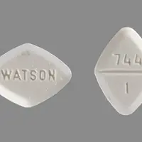 Estazolam (Estazolam [ es-ta-zoe-lam ])-WATSON 744 1-1 mg-White-Four-sided