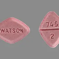 Estazolam (Estazolam [ es-ta-zoe-lam ])-WATSON 745 2-2 mg-Pink-Four-sided