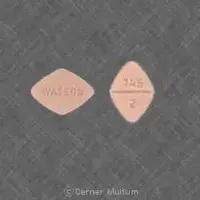 Estazolam (Estazolam [ es-ta-zoe-lam ])-WATSON 745 2-2 mg-Pink-Four-sided