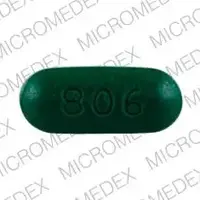 Esterified estrogens and methyltestosterone (Esterified estrogens and methyltestosterone [ ess-ter-ih-fied-ess-troe-jenz-and-meth-il-tes-tos-te-rone ])-Logo 806-1.25 mg /  2.5 mg-Green-Capsule-shape