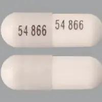 Flucytosine (Flucytosine [ floo-sye-toe-seen ])-54 866 54 866-500 mg-Gray & White-Capsule-shape