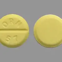 Methotrexate (Methotrexate (oral) [ meth-oh-trex-ate ])-ORN 57-2.5 mg-Yellow-Round