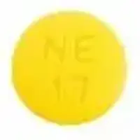 Nisoldipine (Nisoldipine [ nye-zol-di-peen ])-M NE 17-17 mg-Yellow-Round