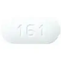 Ofloxacin (Ofloxacin (oral) [ oh-flox-a-sin ])-R 161-300 mg-White-Oval