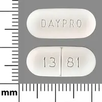 Oxaprozin (Oxaprozin [ ox-a-proe-zin ])-DAYPRO 13 81-600 mg-White-Capsule-shape