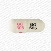 Oxazepam (Oxazepam [ ox-a-ze-pam ])-GG 505 GG 505-10 mg-White-Capsule-shape