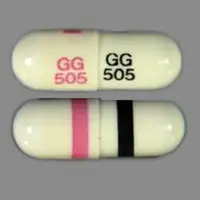 Oxazepam (Oxazepam [ ox-a-ze-pam ])-GG 505 GG 505-10 mg-White-Capsule-shape