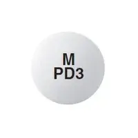 Paliperidone (Paliperidone (oral) [ pal-ee-per-i-done ])-M PD3-3 mg-White-Round