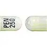 Penicillamine (Penicillamine [ pen-ih-sill-ah-meen ])-APO PEN 250-250 mg-White-Capsule-shape