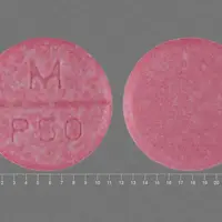 Phenytoin (Phenytoin (oral) [ fen-i-toyn ])-M P50-50 mg-Pink-Round